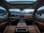 The Yukon Denali Ultimate's interior includes aluminum decor trim throughout.