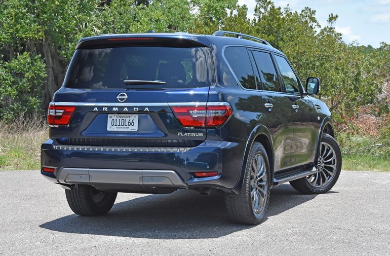 2022 nissan armada platinum awd rear