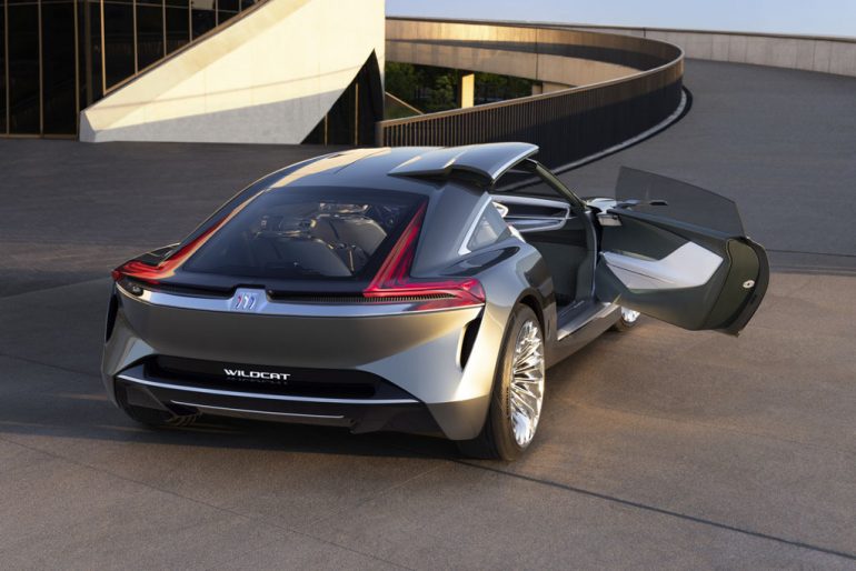 buick wildcat ev concept rear