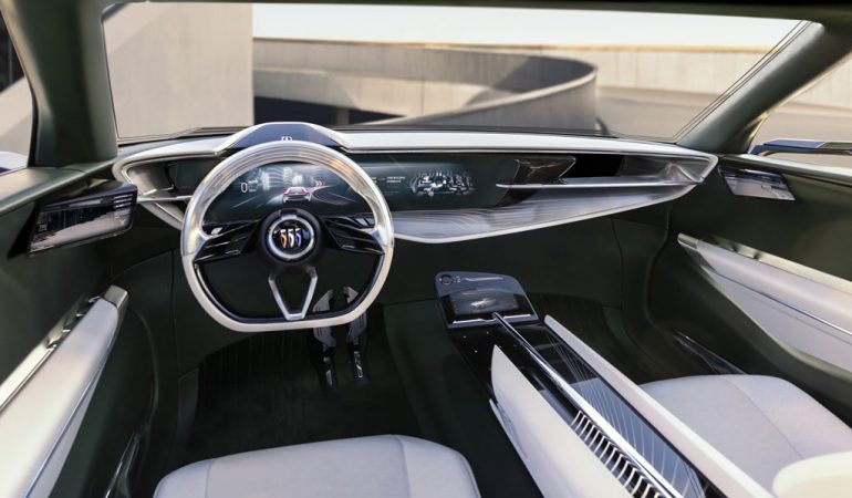 buick wildcat ev concept dashboard