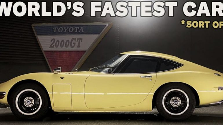Hold Up, Folks: Toyota Did It Best, First – with Cars Like the 2000GT!