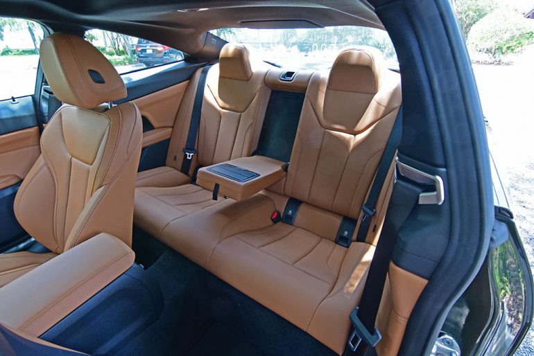 2022 bmw m440i coupe rear seats