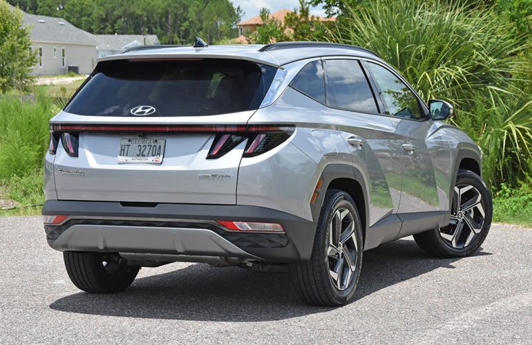 2022 hyundai tucson phev rear