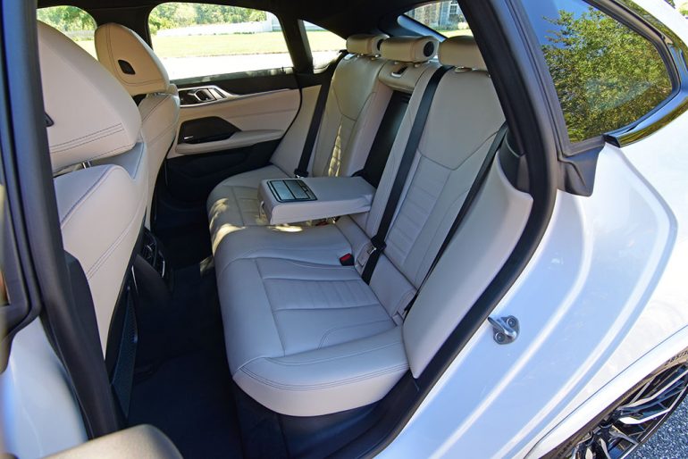 2022 bmw i4 m50 back seats