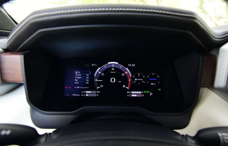 2022 toyota tundra capstone gauge cluster