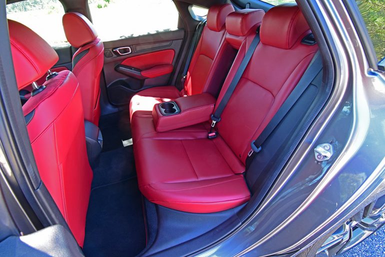 2023 acura integra a-spec rear seats