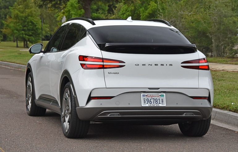 2023 genesis gv60 performance rear