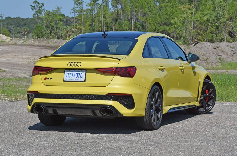 2022 audi rs3 rear