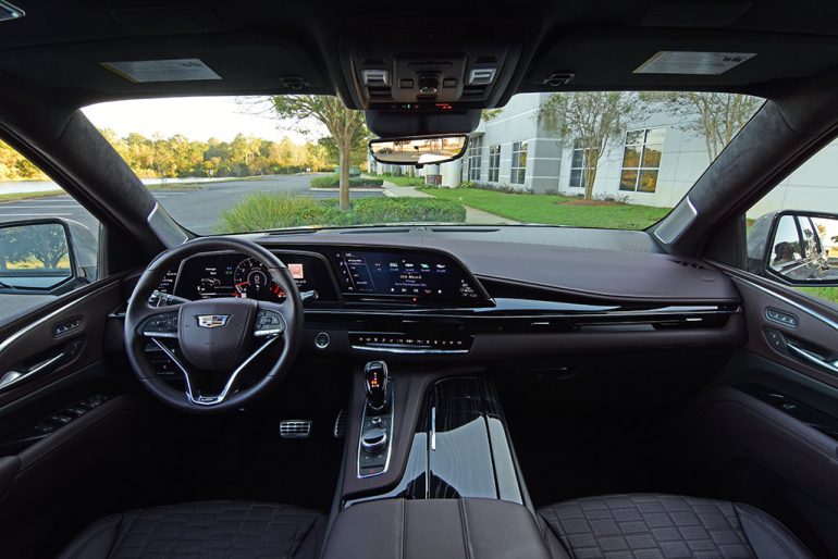 2023 cadillac escalade v dashboard