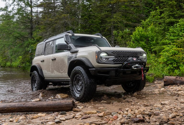 2022 ford bronco everglades out water