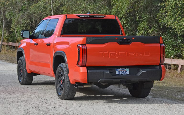 2022 toyota tundra trd pro rear