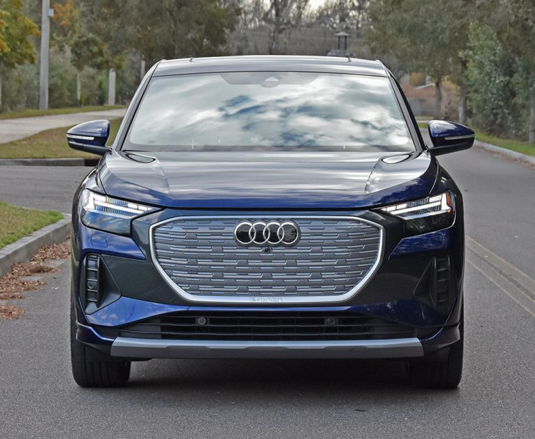 2022 audi q4 sportback 50 e-tron front