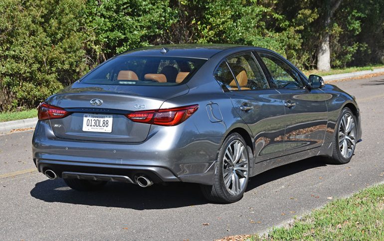 2023 infiniti q50 sensory awd rear