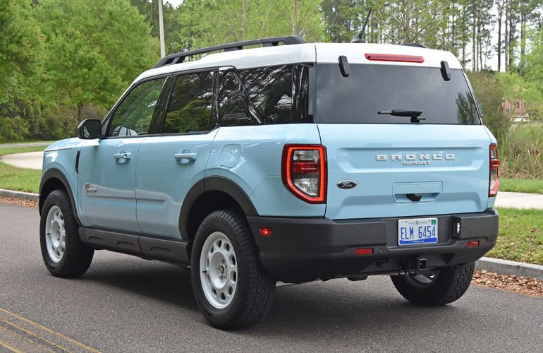 2023 ford bronco sport heritage limited rear