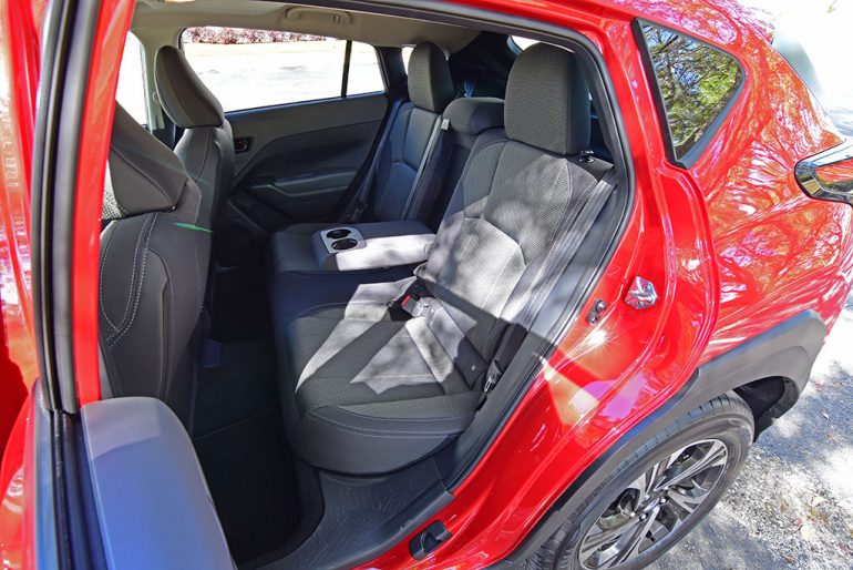 2024 subaru crosstrek premium back seats