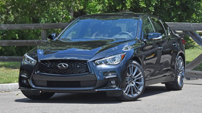 2023 Infiniti Q50 Red Sport 400 AWD Black Opal Edition Review & Test Drive