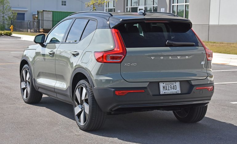 2023 volvo xc40 recharge ultimate rear