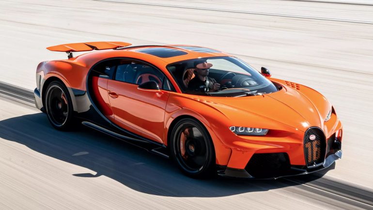 Bugatti Chiron Owners Got to Hit 250 MPH at Kennedy Space Center’s Shuttle Runway