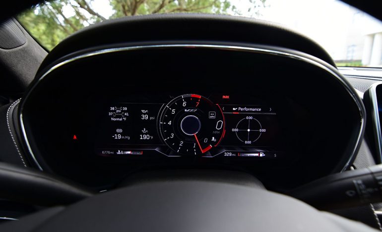 2023 cadillac ct5-v blackwing gauge cluster