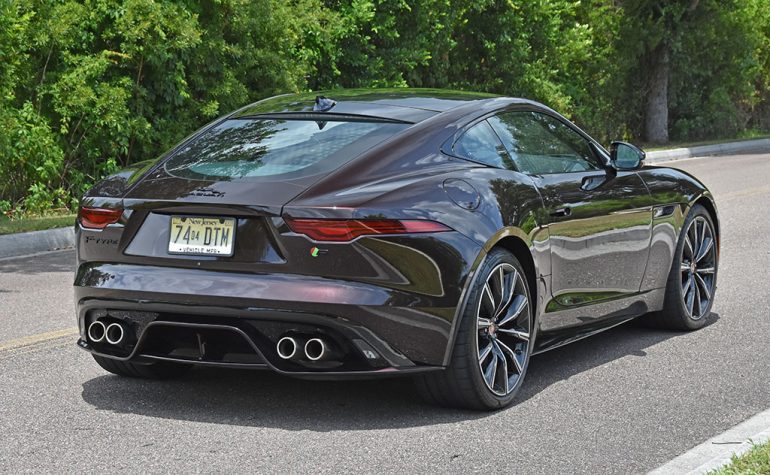 2023 jaguar f-type r coupe rear