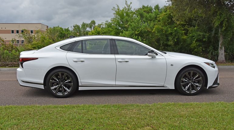 2023 lexus ls 500 awd f sport side