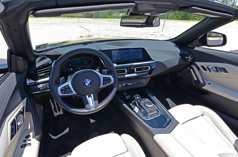 2023 bmw z4 m40i dashboard