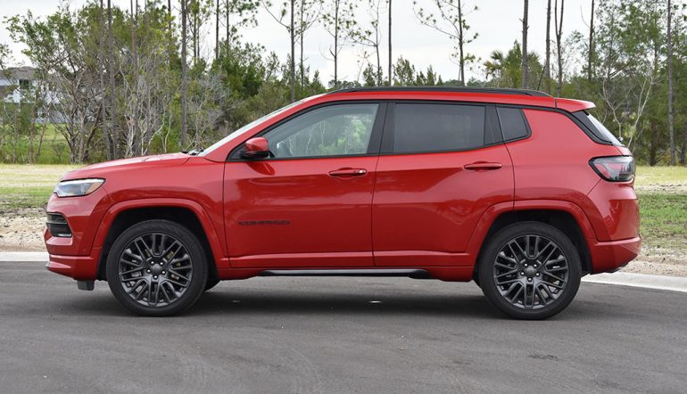2023 jeep compass red edition side