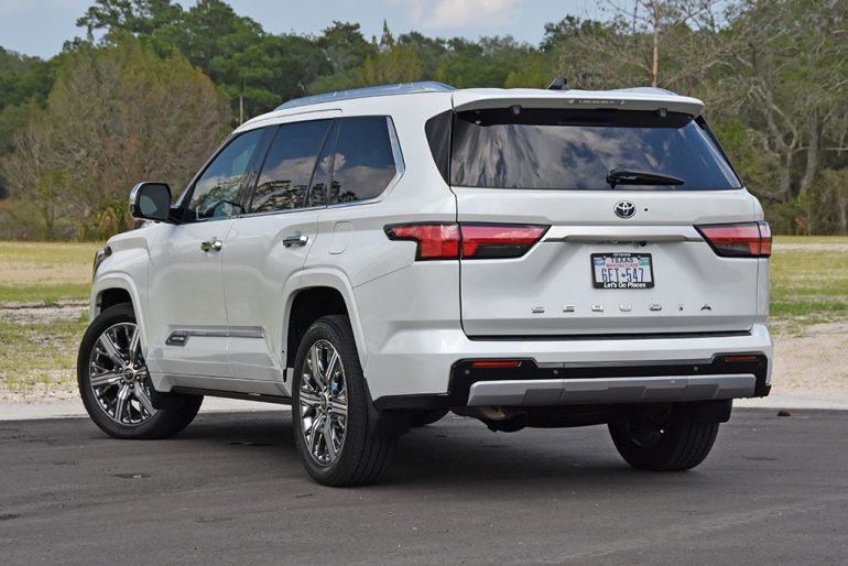 2023 toyota sequoia capstone rear