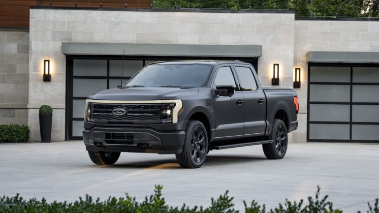 Ford Introduces Limited 2024 F-150 Lightning Platinum Black Edition