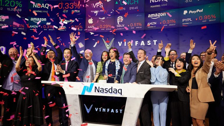 VinFast Shares Surge During Nasdaq Trading Debut