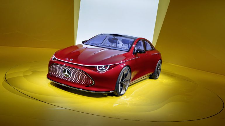 Mercedes-Benz Concept CLA Class Brings a Future of Electrified Entry-Level Luxury