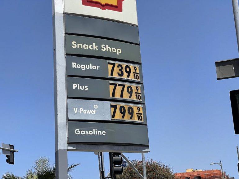 gas prices gone up