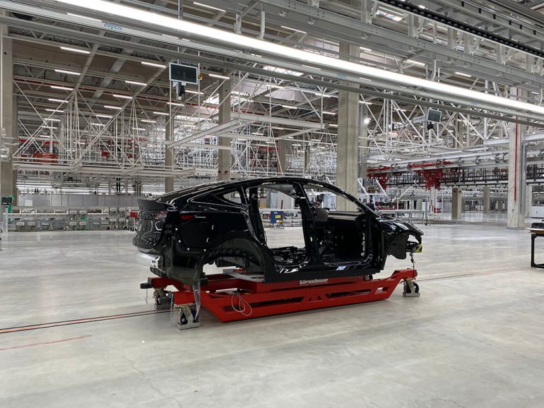 tesla manufacturing