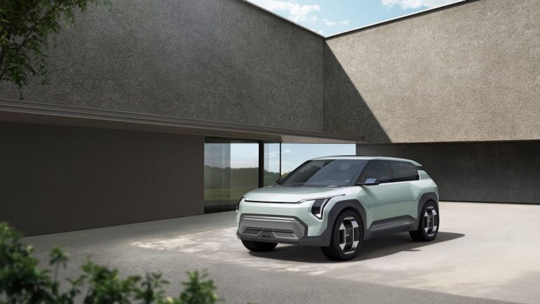 Kia EV3 & EV4 Concept Models Give Glimpse of Sustainable Interior Materials in Affordable EVs