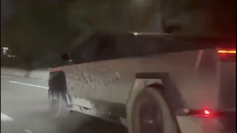 Tesla Cybertruck Gets Riddled by Tommy Gun, Proves Bulletproof Worthiness