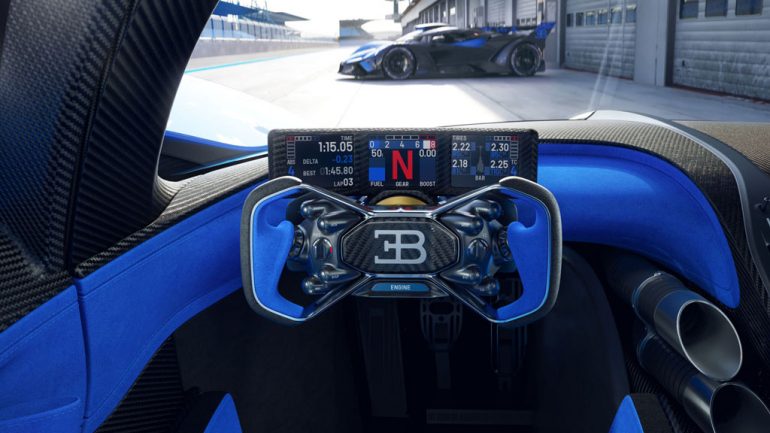 Bugatti Showcases Interior Elements of Track-Only Bolide Hypercar