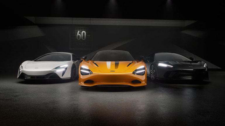McLaren Celebrates 60th Anniversary with Special Personalization Options of New Vehicles