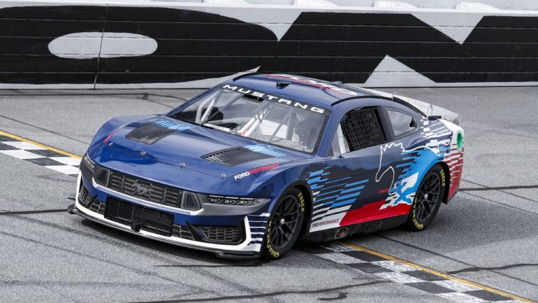 Ford Performance Introduces New Mustang for 2024 NASCAR Cup Series