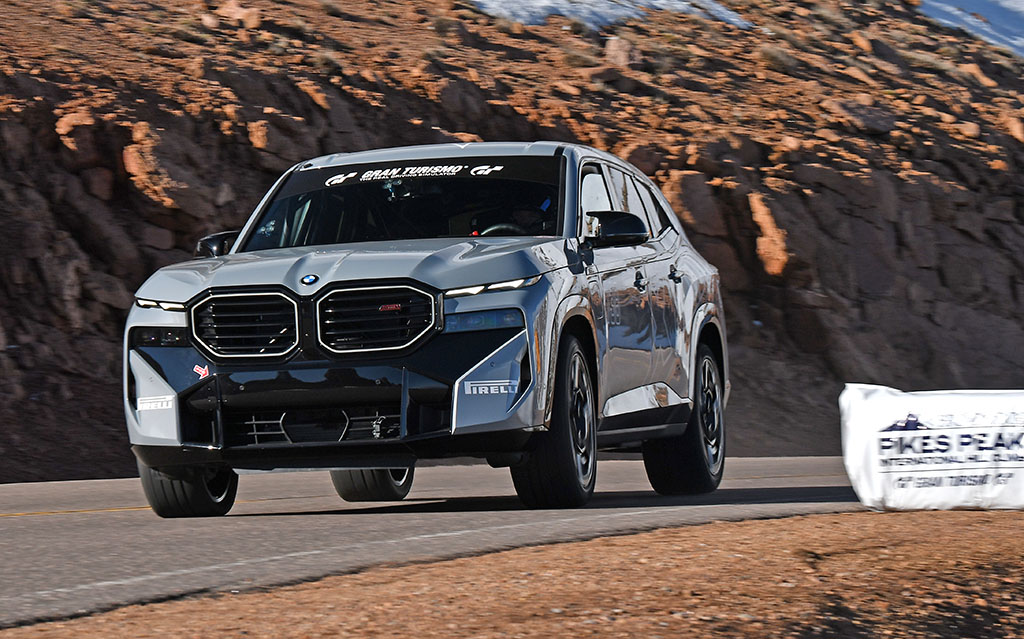 BMW XM Returns to Set New Pikes Peak Record for Hybrid Electric SUVs ...