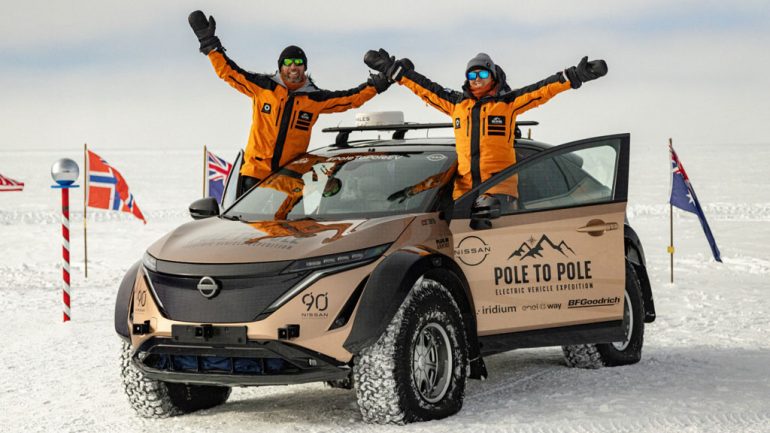 Pole to Pole EV Expedition Defies Cold Weather Doubts