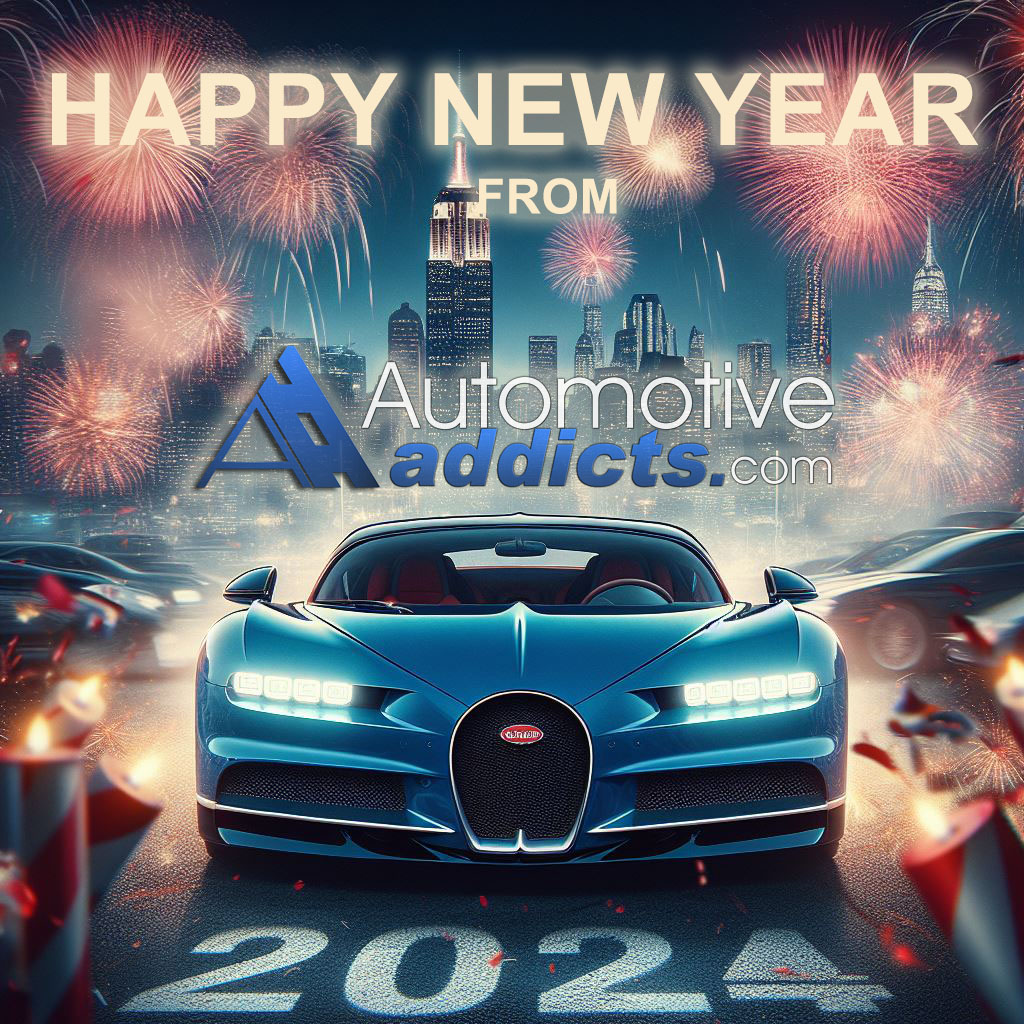 Happy New Year 2024 from Automotive Addicts! Automotive Addicts