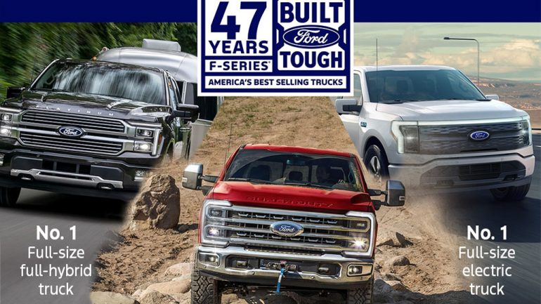 Ford F-Series Remain America’s Best-Selling Trucks for 47 Years