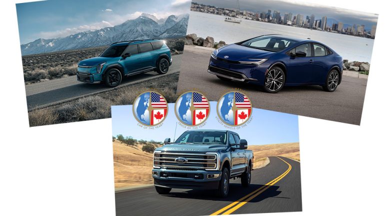 Ford Super Duty, Toyota Prius, & Kia EV9 Win 2024 NACTOY Awards