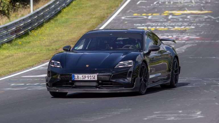 New Porsche Taycan Beats Tesla Model S Plaid with 7:07 Nurburgring Lap Record