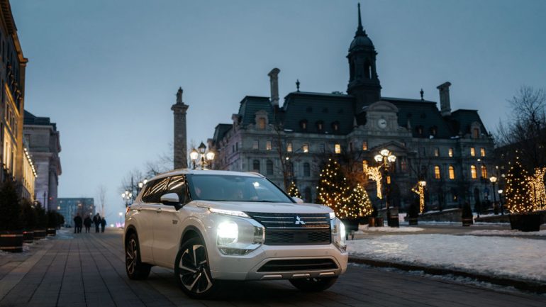 2024 Mitsubishi Outlander Plug-in Hybrid: Winter Driving Experience in Montreal, Quebec