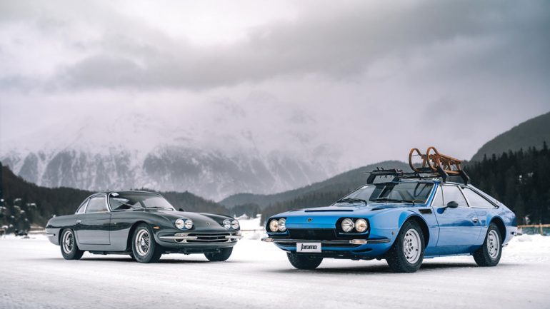 Lamborghini History Celebrated at St. Moritz on the I.C.E. (International Concours of Elegance)
