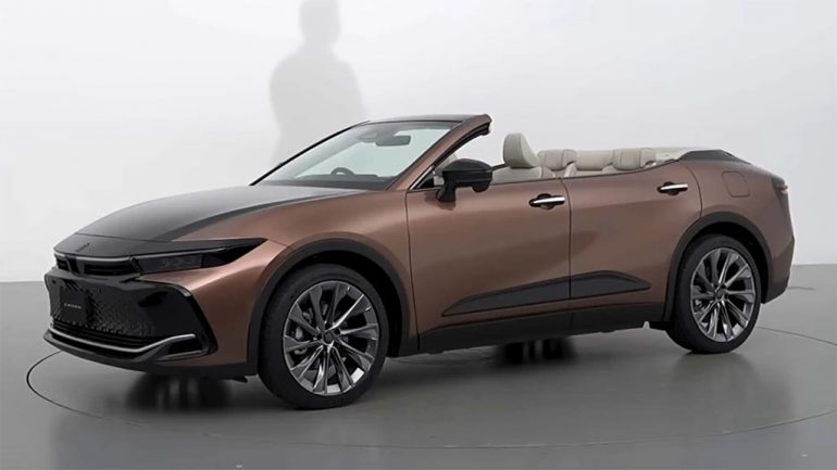 Toyota Crown Convertible Concept Makes Our Eyes Twitch, but It’s Still Cool