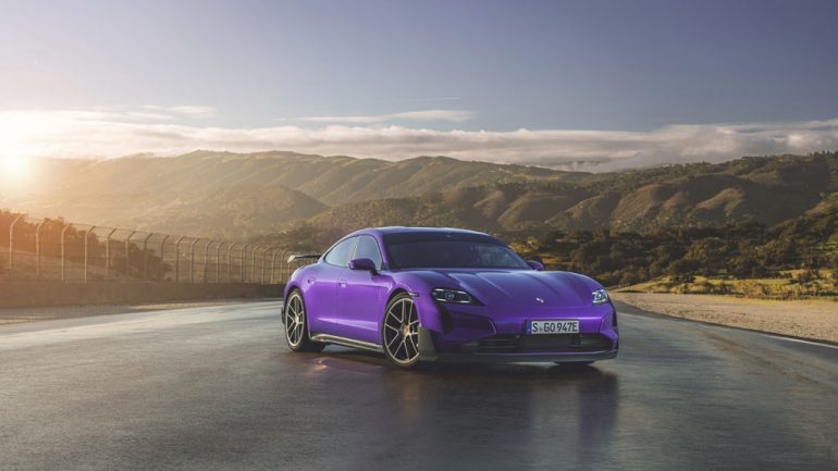 2025 Porsche Taycan Turbo GT is Brand’s Most Powerful Vehicle, Sets Record Laguna Seca and Nurburgring Lap Times