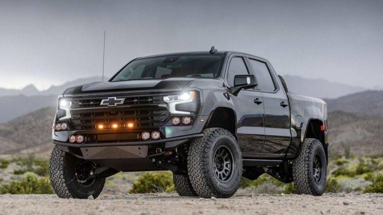Chevrolet Silverado Gets the Baja Treatment by Fox Factory with 700 HP