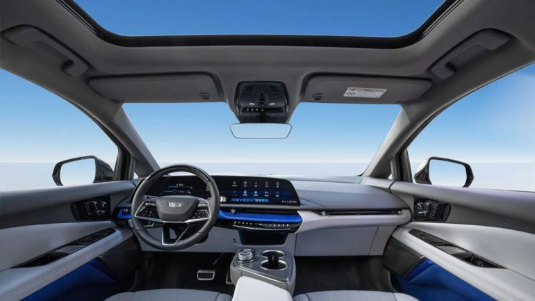Cadillac Optiq EV’s Interior Revealed Showcasing Brand’s Curved 33-inch Screen